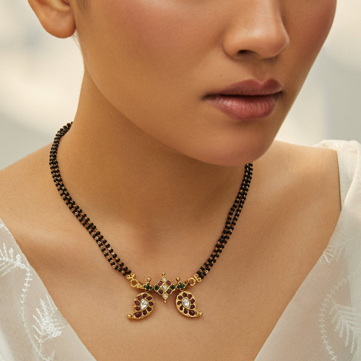 Necklace Meher Mangai Silver Mangalsutra