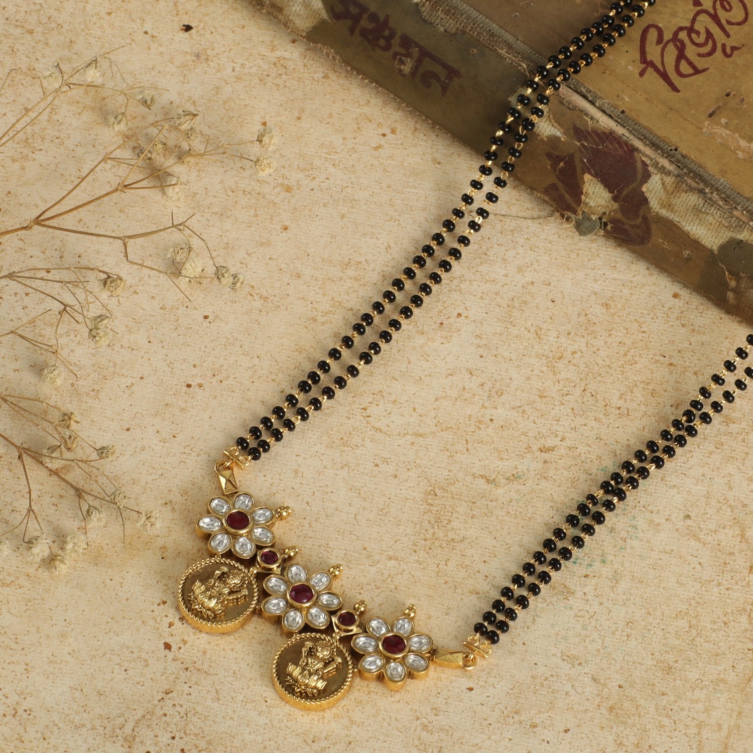 Necklace Divine lakshmi Silver Mangalsutra