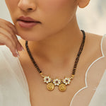 Necklace Divine lakshmi Silver Mangalsutra
