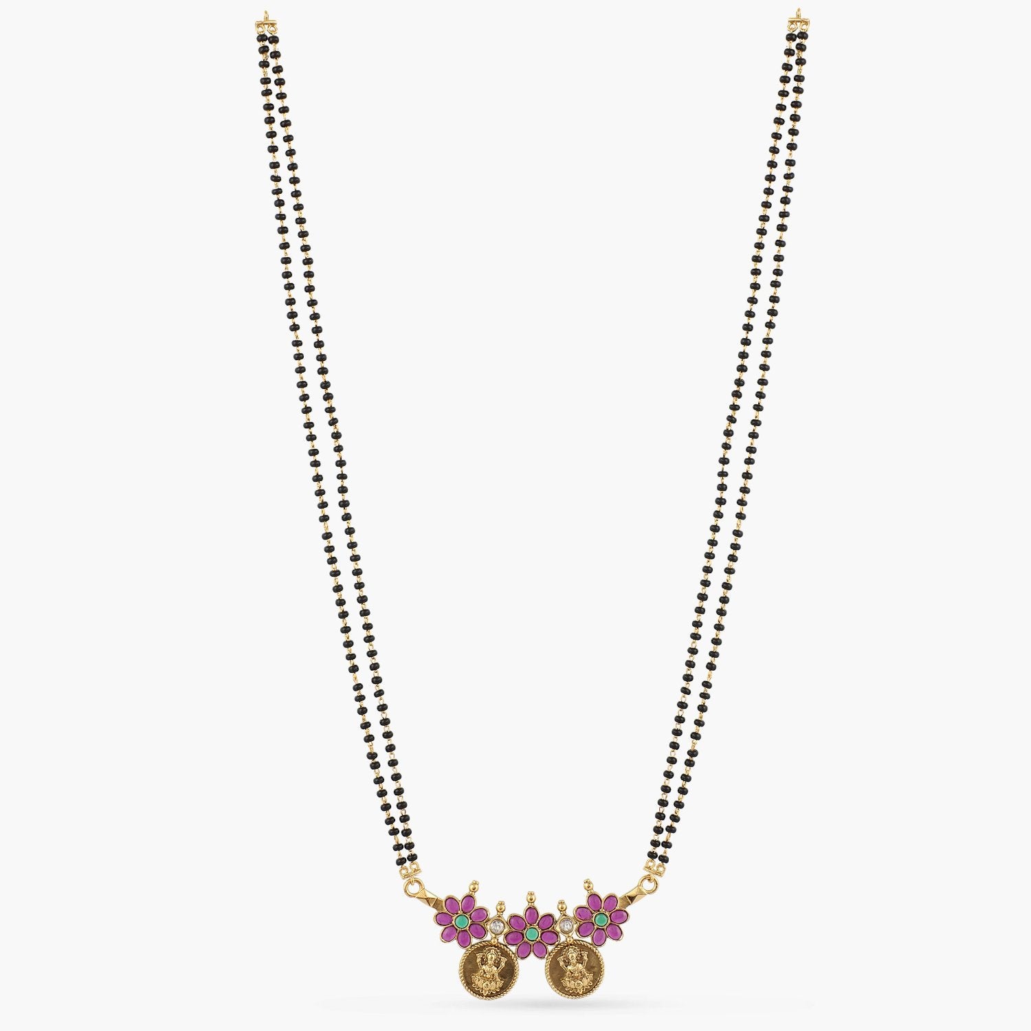 Necklace Radiant Lakshmi Blessings Silver Mangalsutra