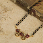 Necklace Radiant Lakshmi Blessings Silver Mangalsutra