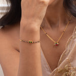 Tessa CZ Silver Mangalsutra Bracelet