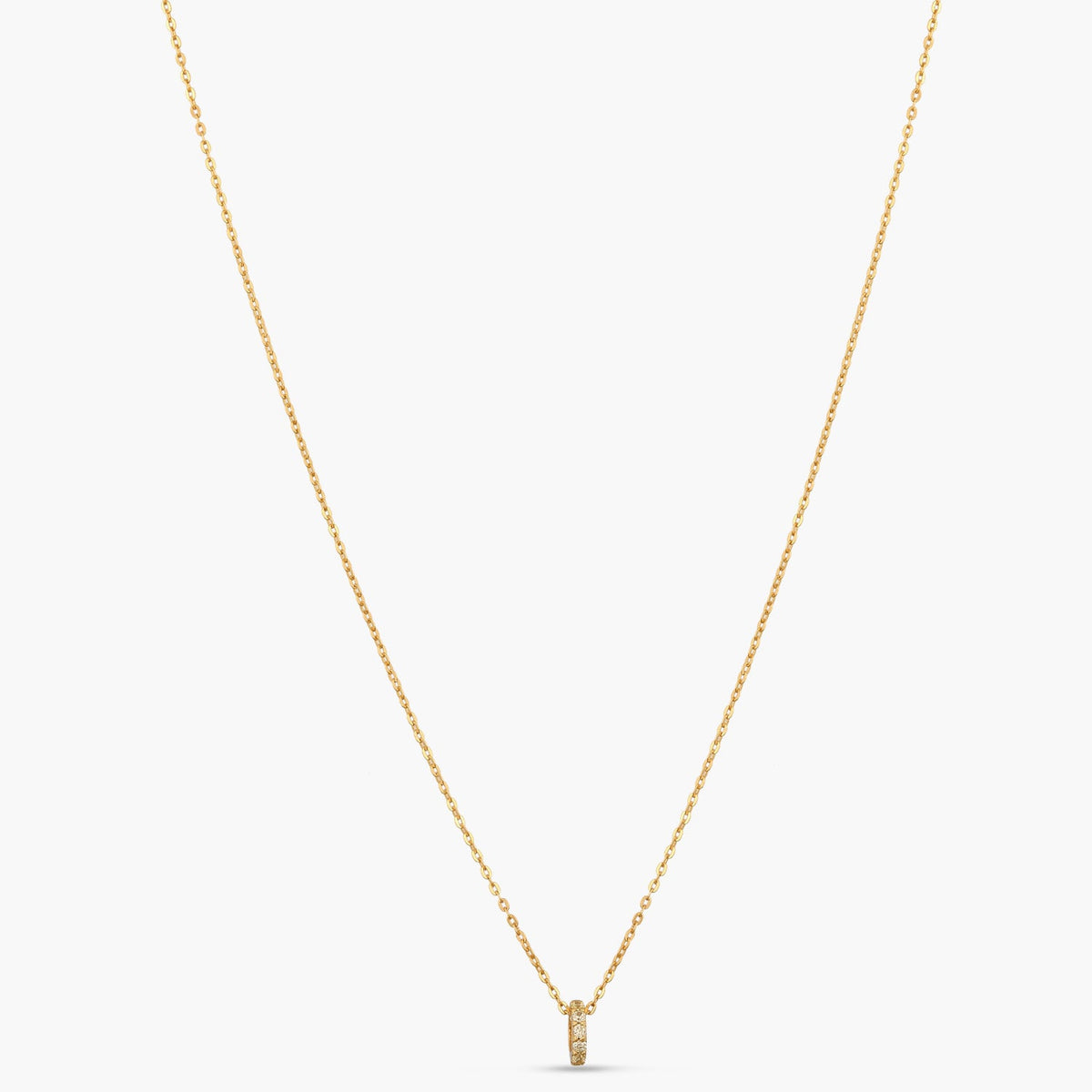 Pendants Circle of Love Yellow Silver Charm