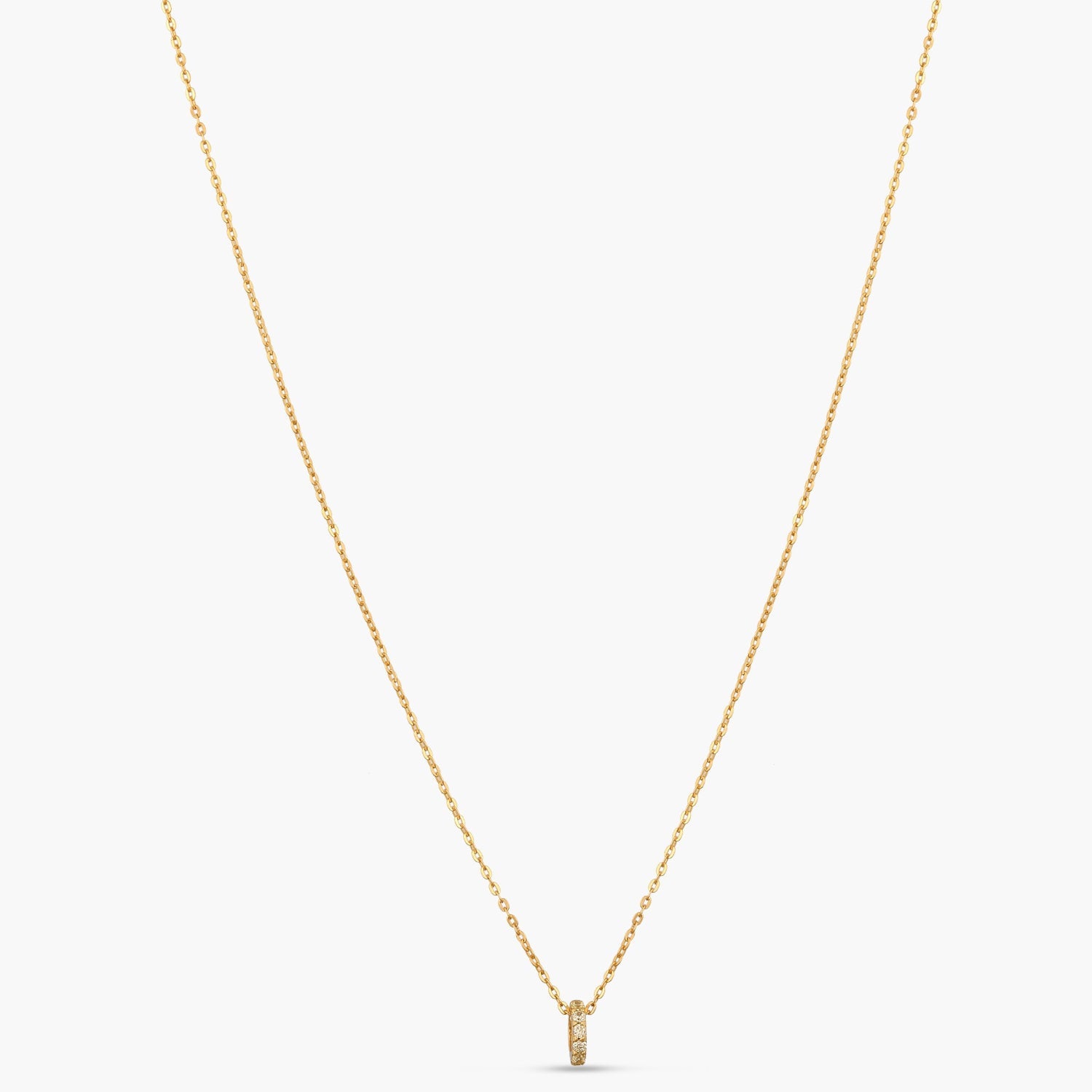 Pendants Circle of Love Yellow Silver Charm