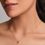 Pendants Circle of Love Red Silver Charm