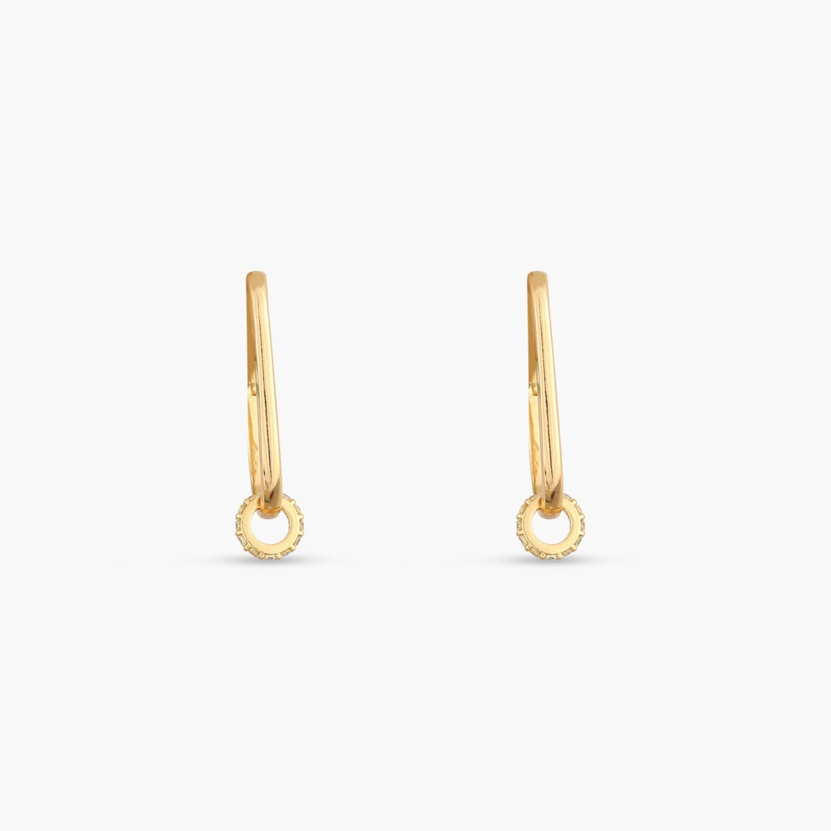 Pendants Circle of Love Yellow Silver Charm