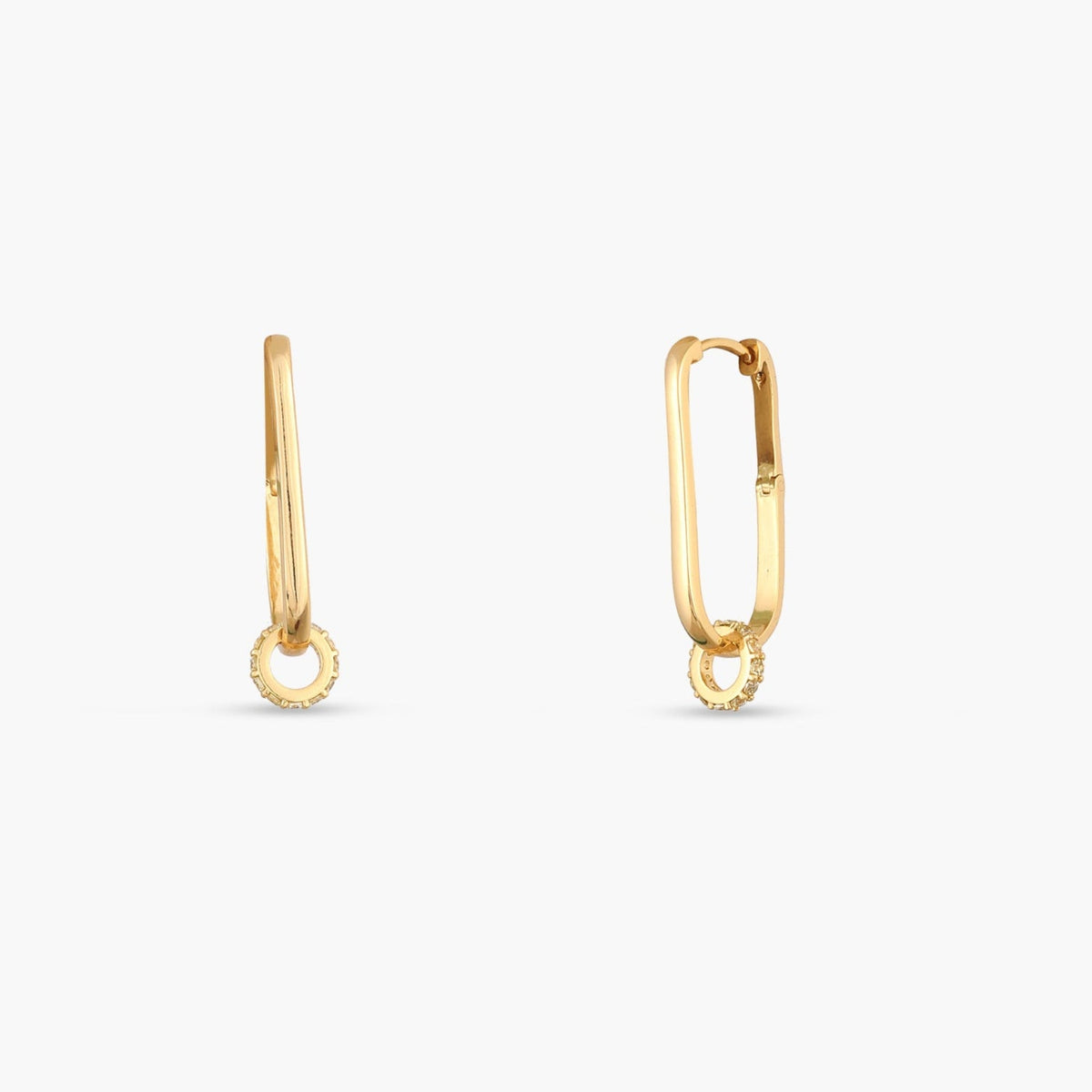 Pendants Circle of Love Yellow Silver Charm