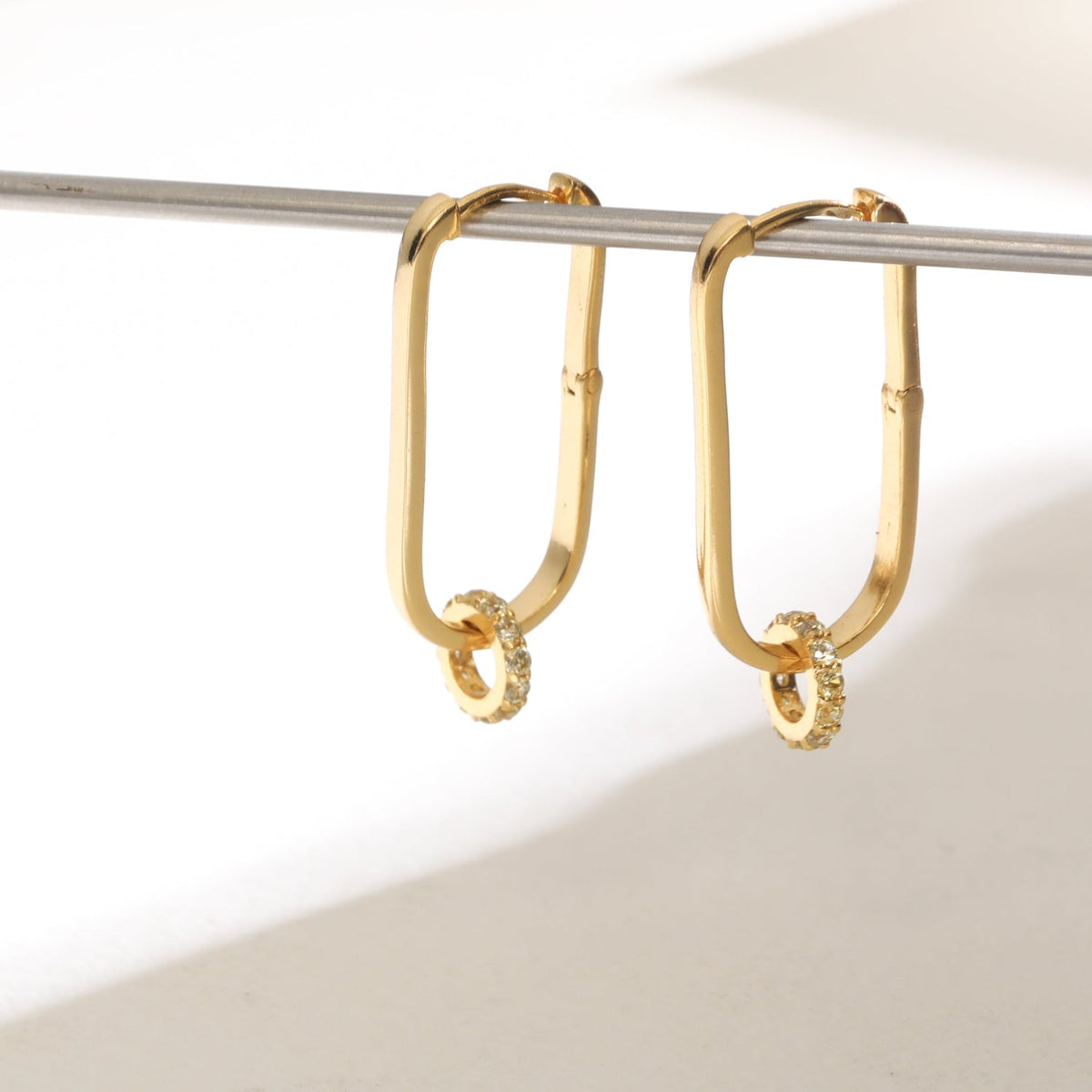 Pendants Circle of Love Yellow Silver Charm