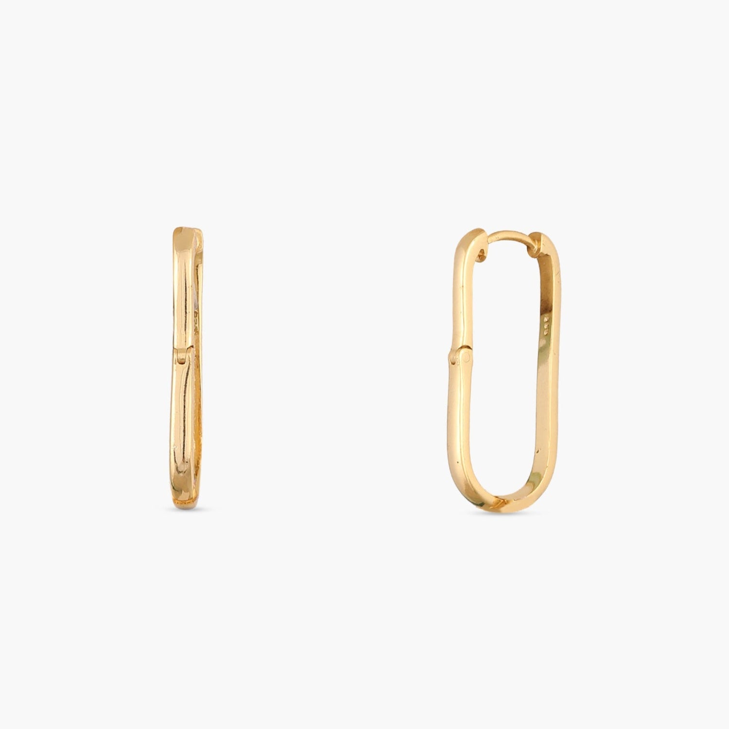 Circle of Love Gold Plated Silver Hoops