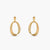Coastline Orbelle Silver Drop Earrings