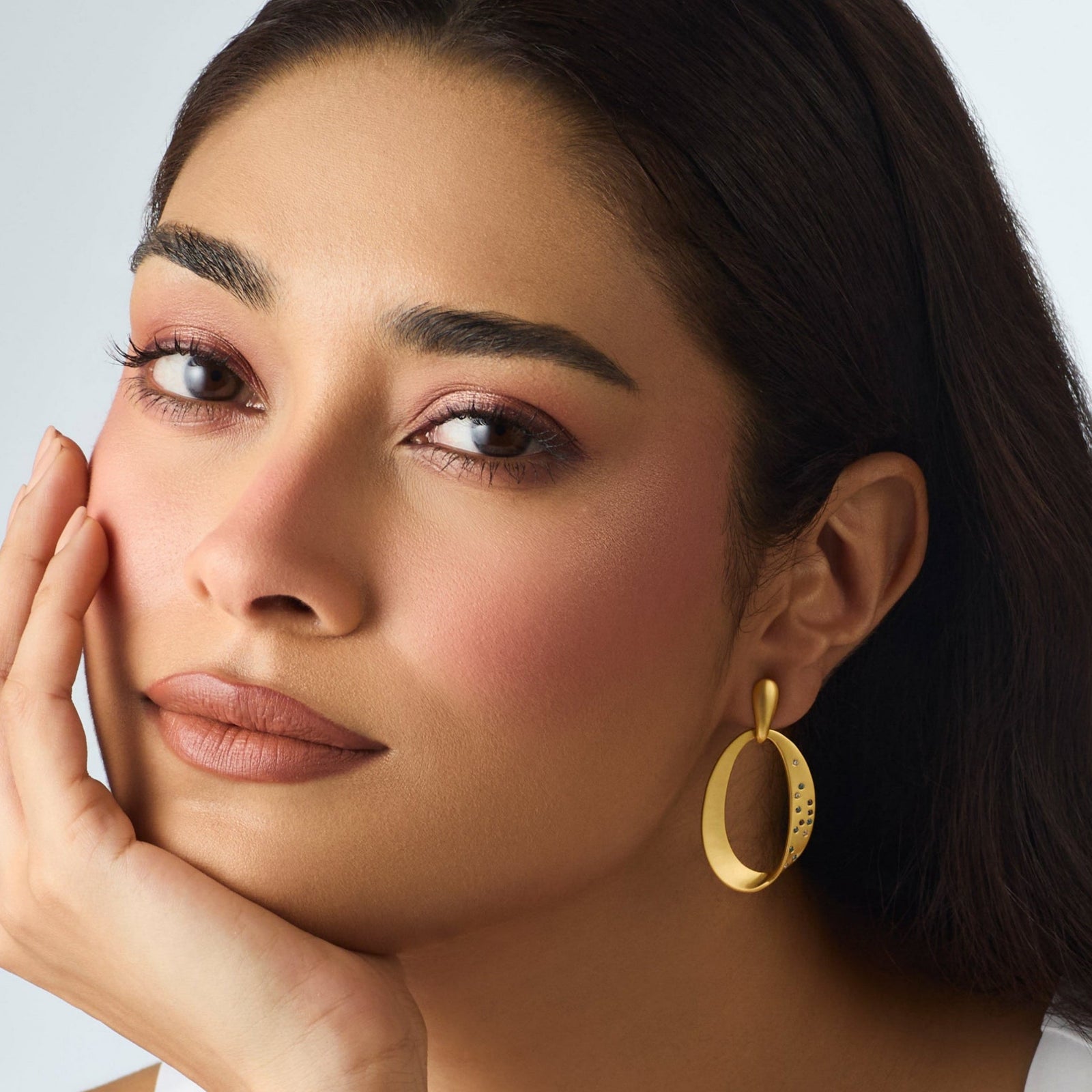 Coastline Orbelle Silver Drop Earrings