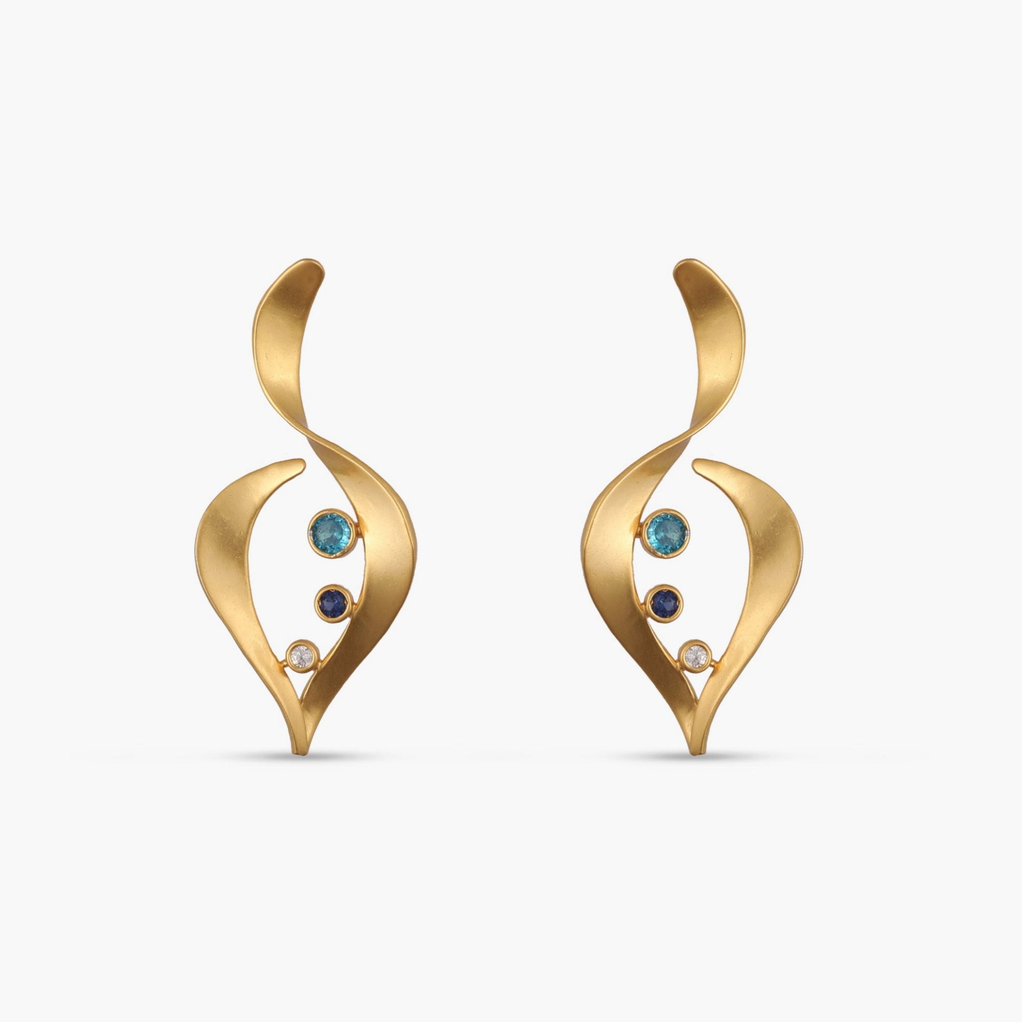 Coastline Solstice Silver Drop Earrings