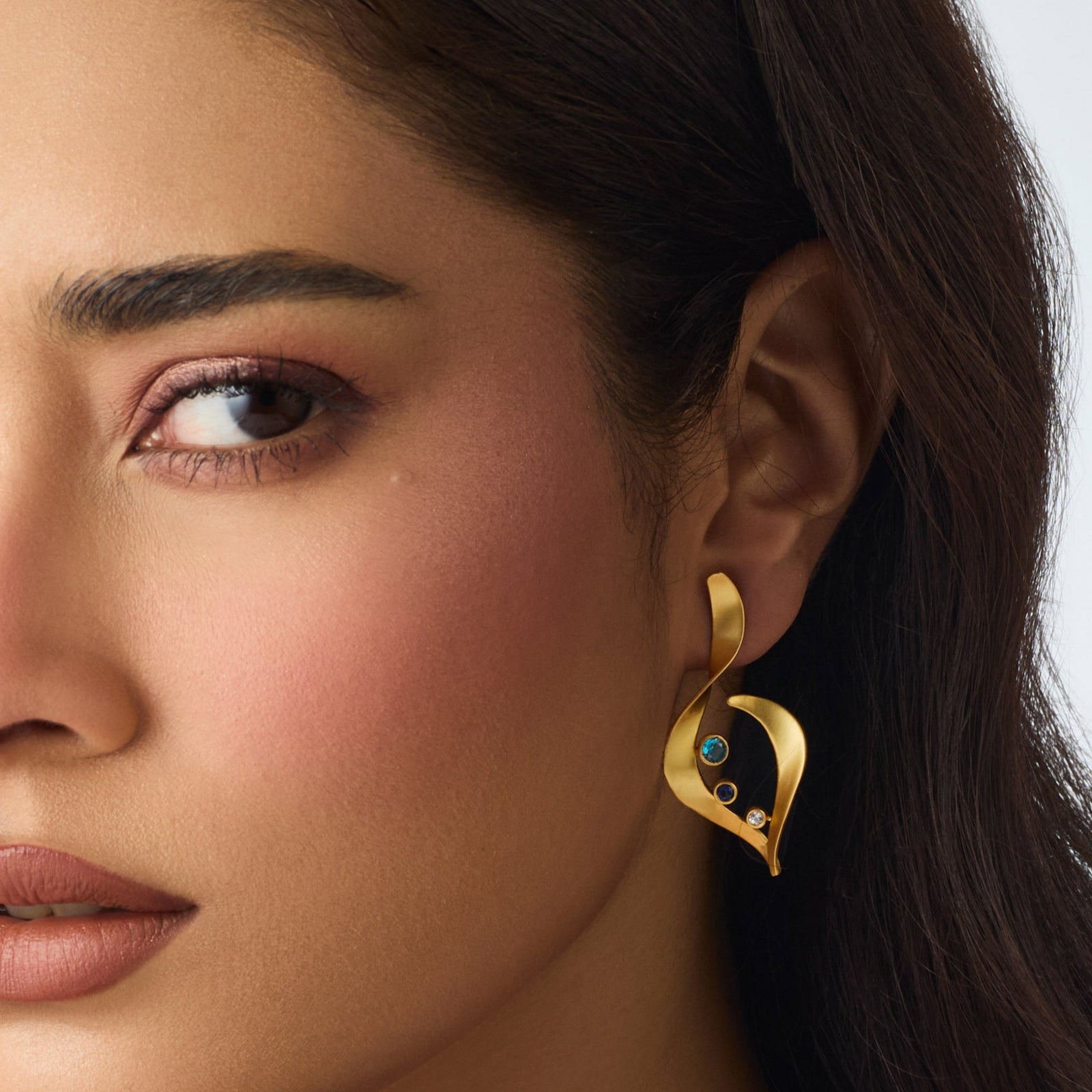 Coastline Solstice Silver Drop Earrings