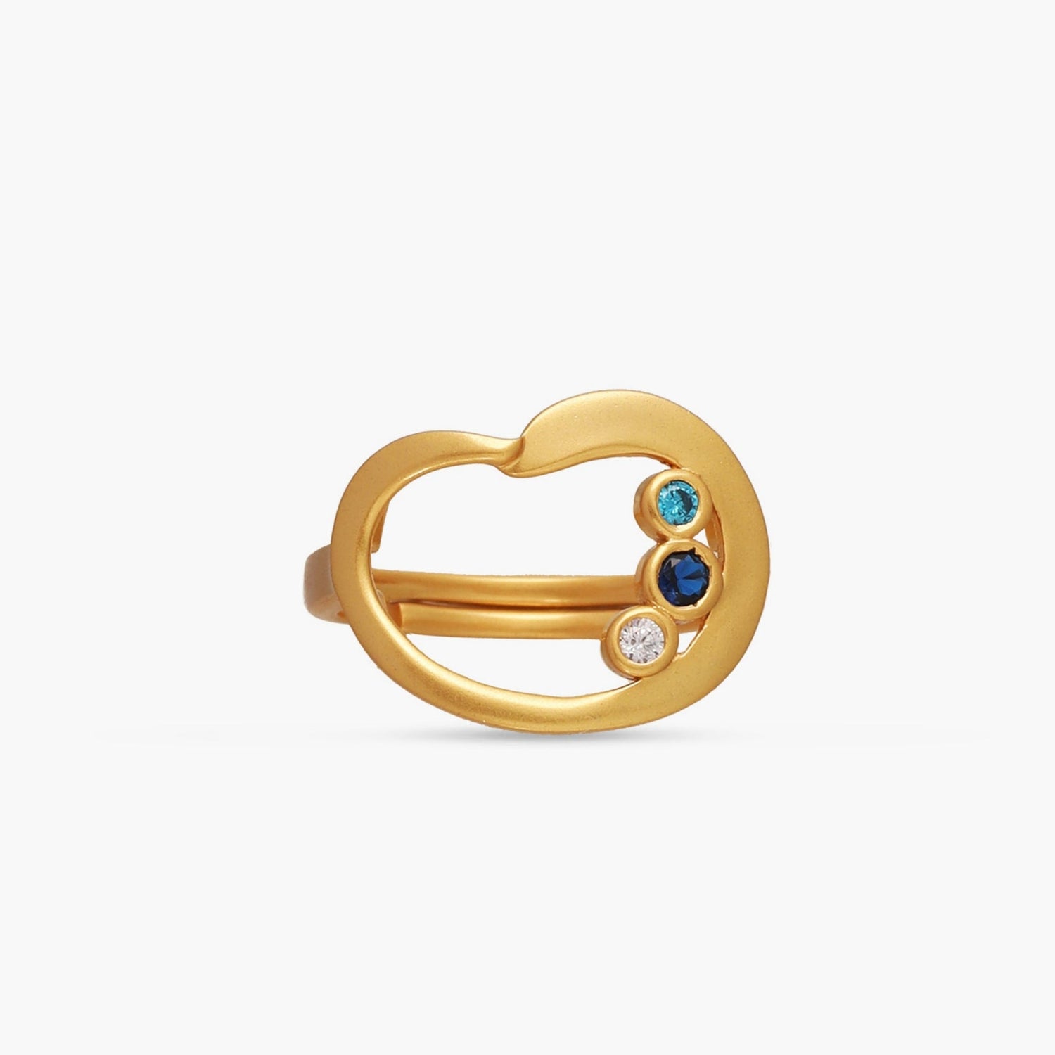 Finger Ring Coastline Oceana Silver Ring