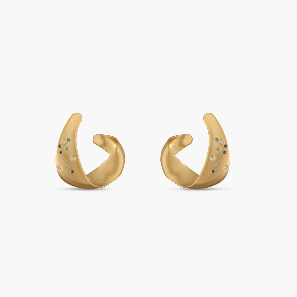Coastline Verta Silver Hoop Earrings