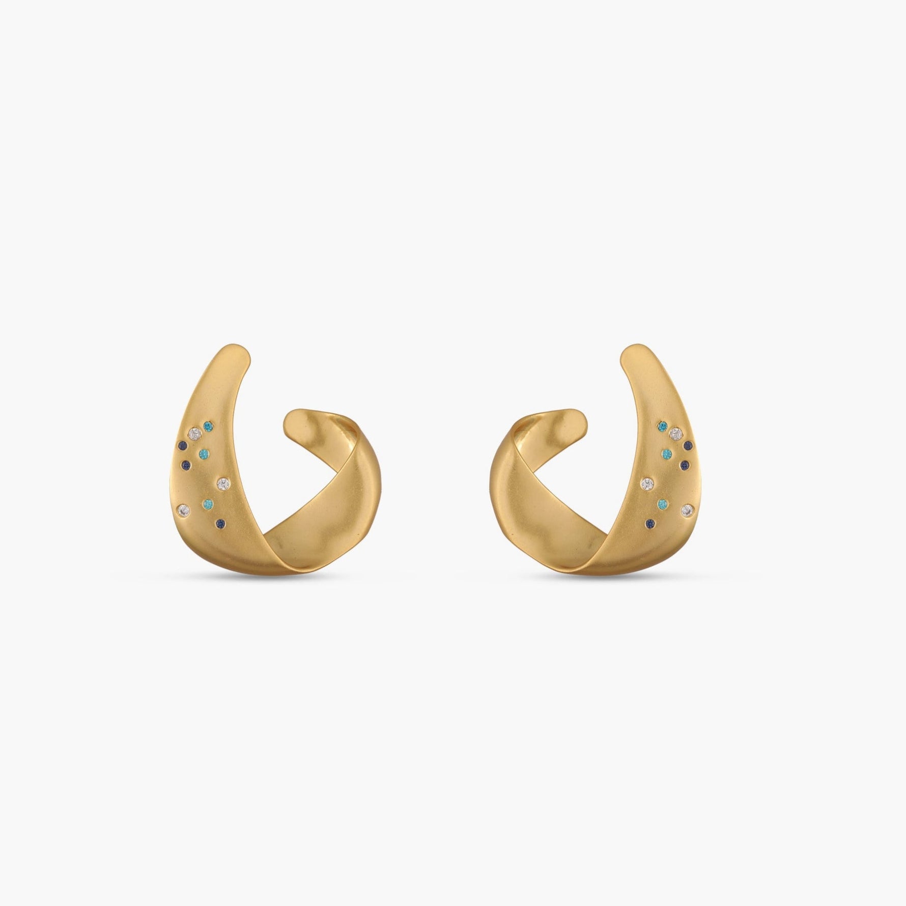 Earrings Coastline Verta Silver Hoop Earrings