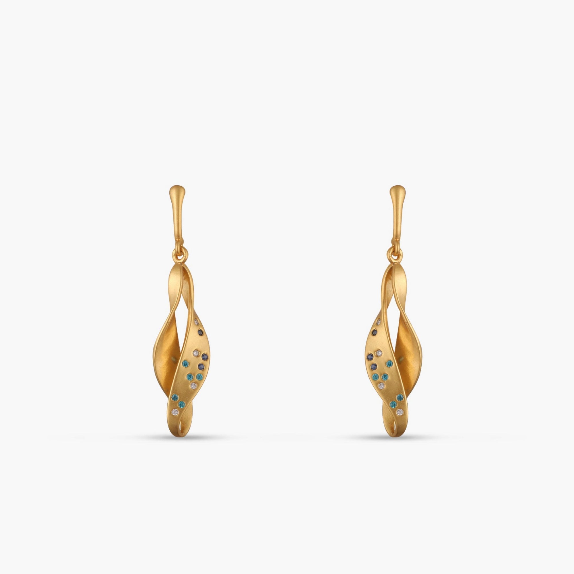 Coastline Cascade Silver Drop Earring