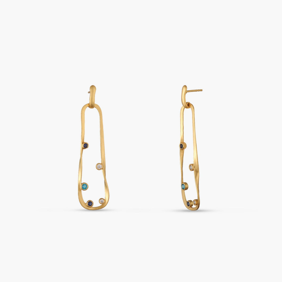 Earrings Coastline Tranquil Silver Drop Earrings