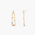 Coastline Tranquil Silver Drop Earrings