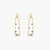 Coastline Tranquil Silver Drop Earrings