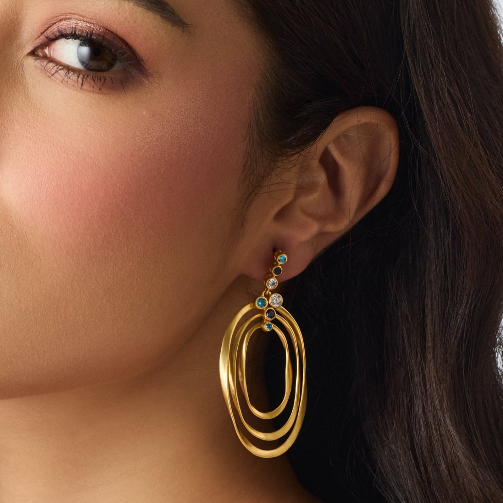 Coastline Mael Silver Drop Earrings