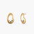 Coastline Nira Silver Stud Earrings