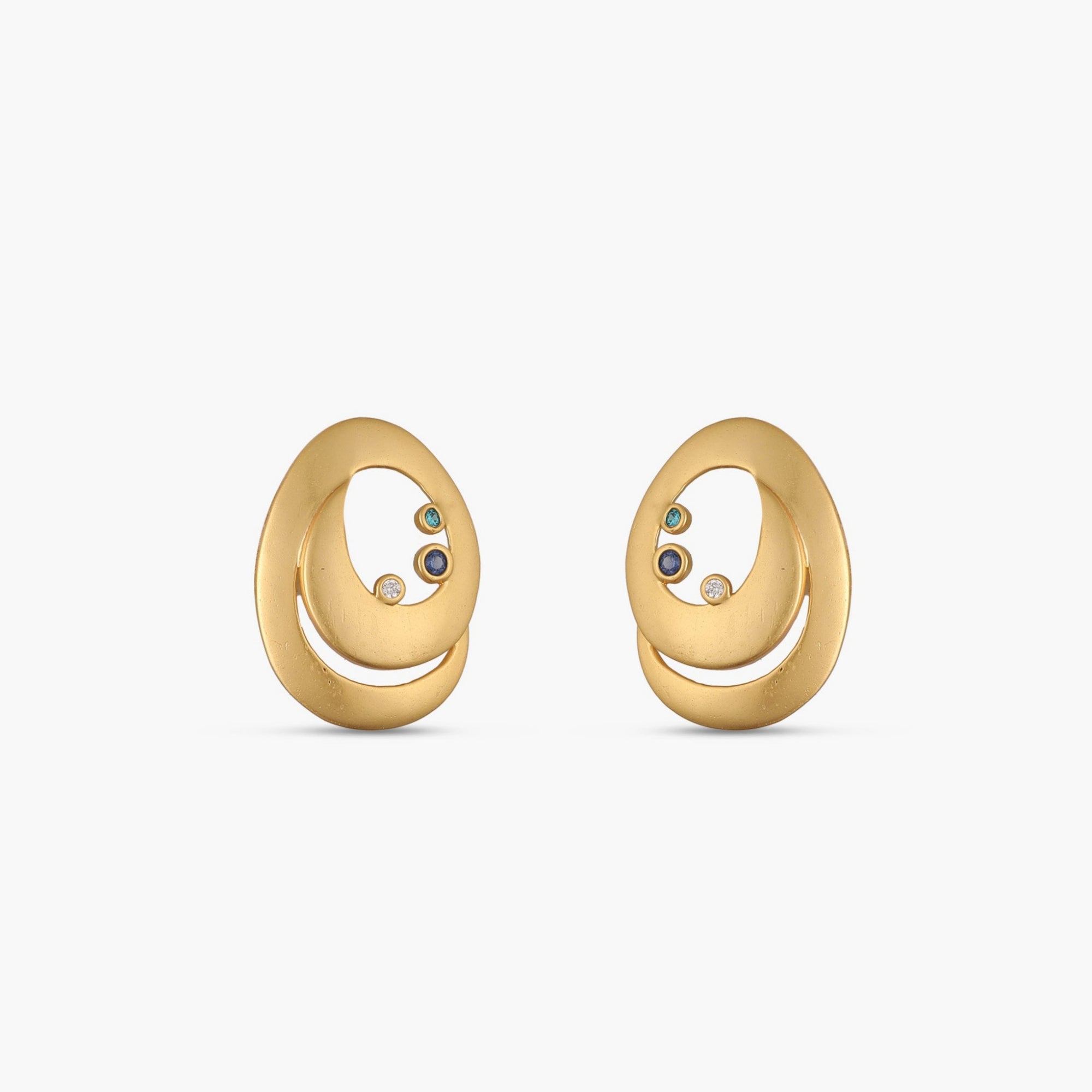 Coastline Cove Silver Stud Earrings