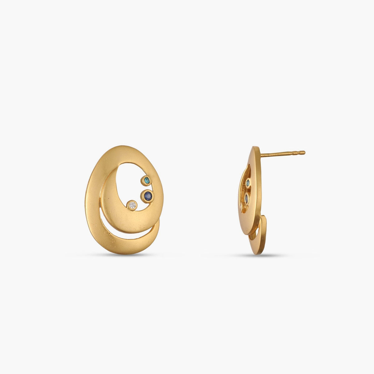 Earrings Coastline Cove Silver Stud Earrings