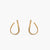 Coastline Elva Silver Hoop Earrings 