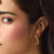 Coastline Elva Silver Hoop Earrings 
