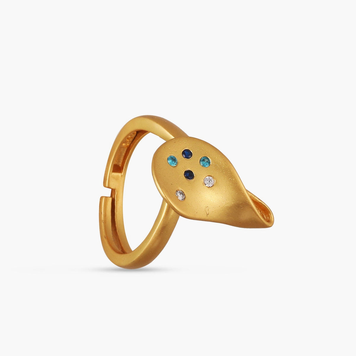 Finger Ring Coastline Seiche Silver Ring