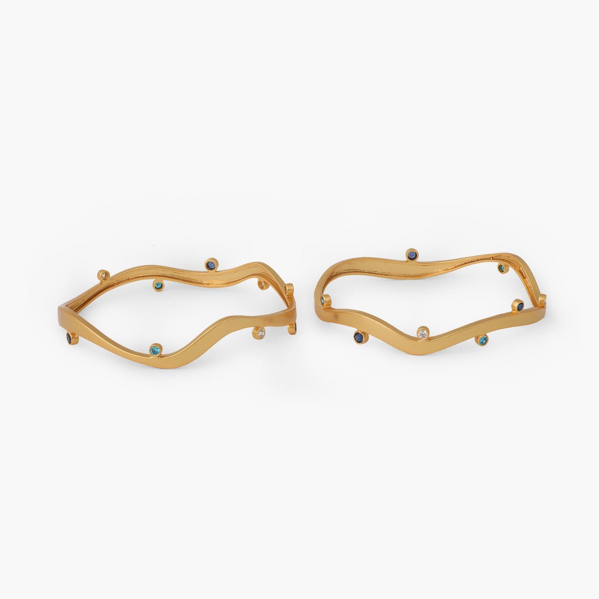 Coastline Oceanique Silver Bangles