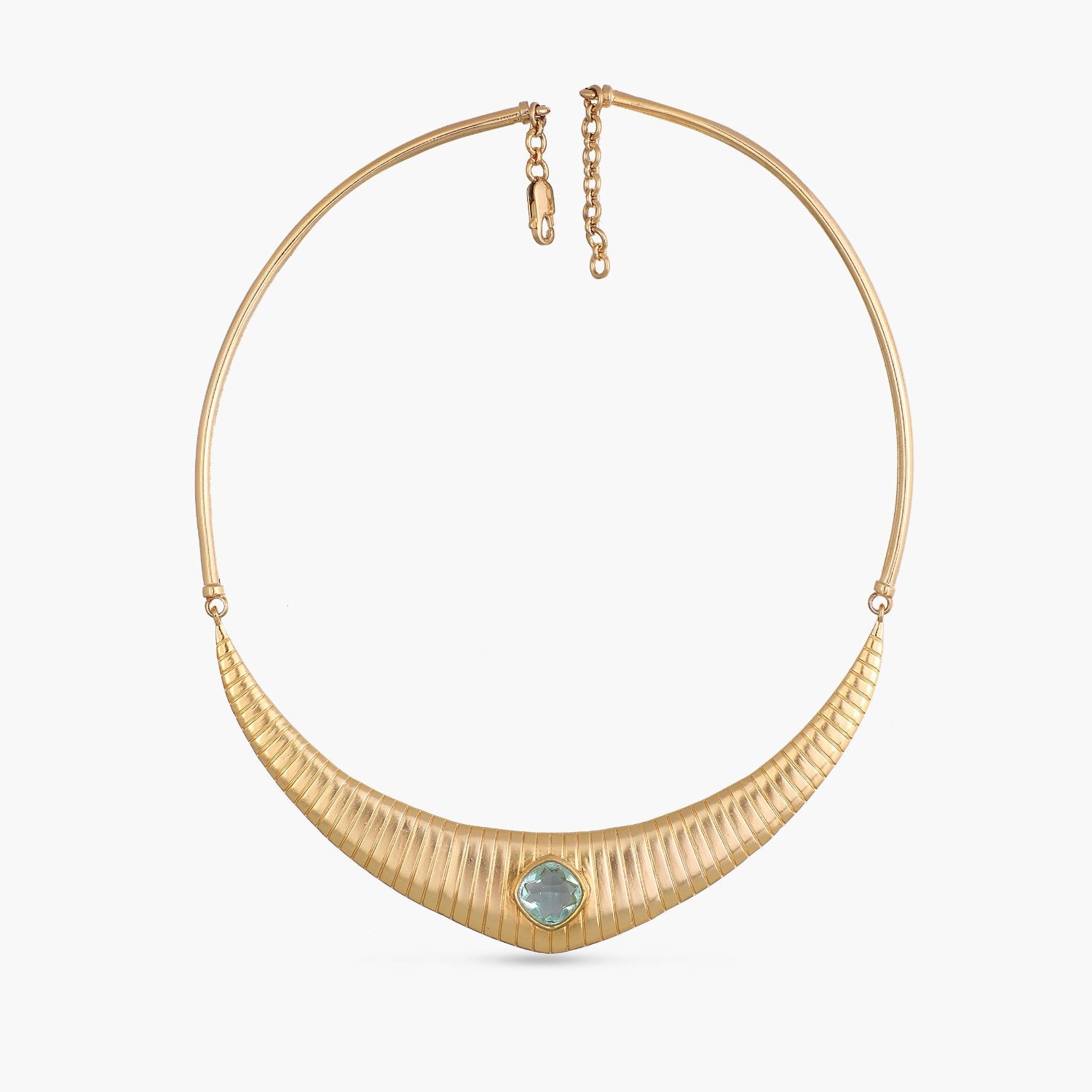 Discover Dune Descent Silver Cuff Necklace | Paksha