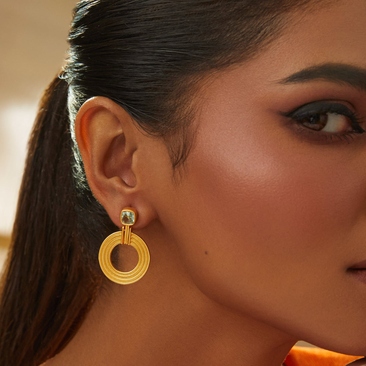 Dune Rings Silver Drop Earrings