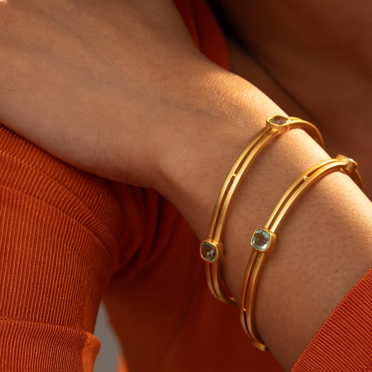 Dune Divine Silver Bangles