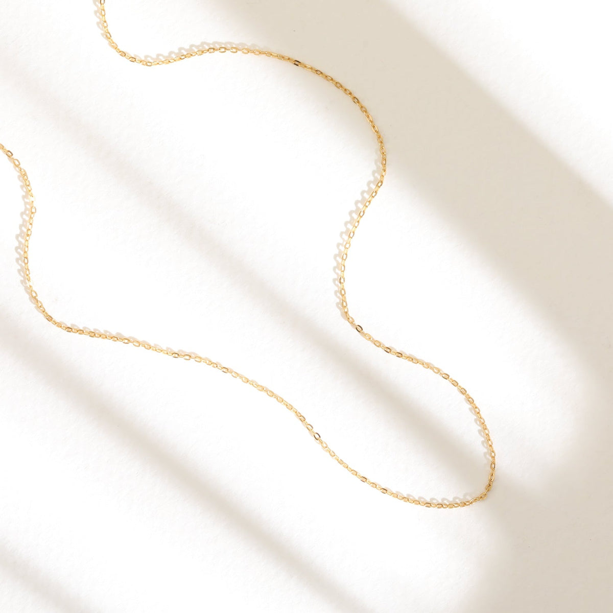 Necklace Lustre Silver Cable Chain