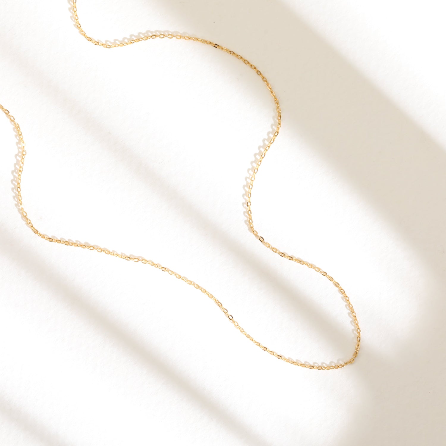 Necklace Lustre Silver Cable Chain