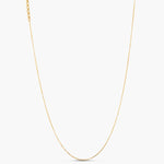 Necklace Lustre Silver Cable Chain