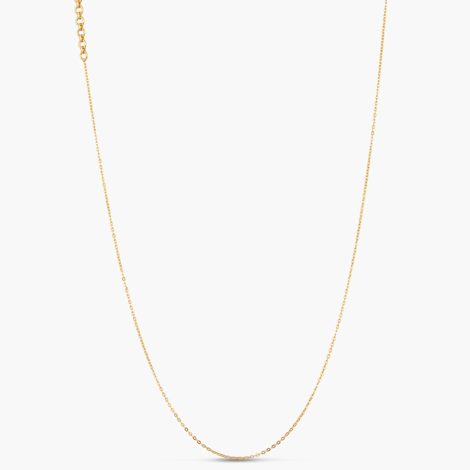 Necklace Lustre Silver Cable Chain