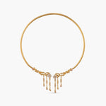 Necklaces Blossom Veil Open Front Silver Hasli Necklace