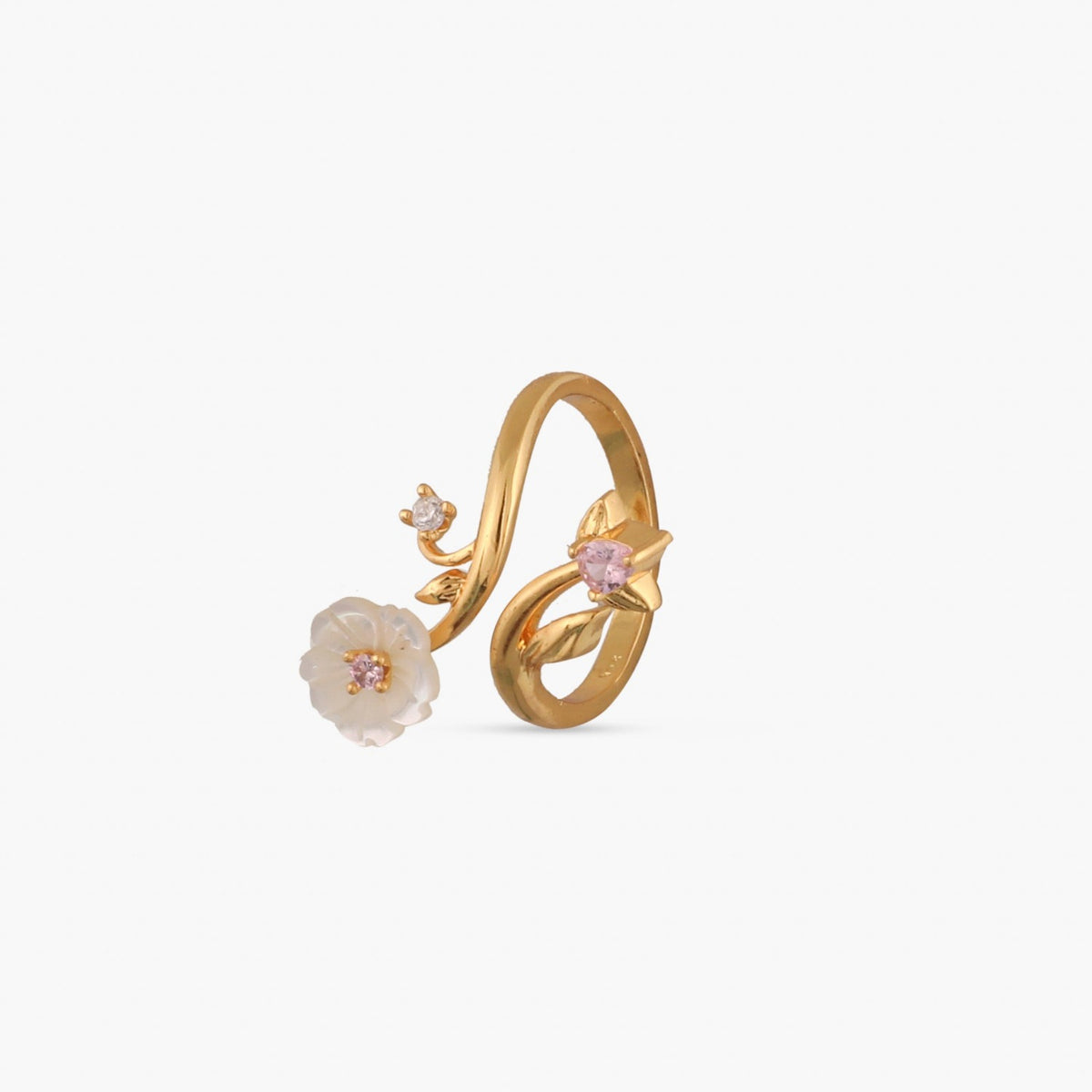 Blossom Veil Elegant  Silver Finger ring