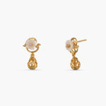 Earrings Blossom Veil Petite Silver Drop Earrings