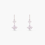 Earrings Classic Princess cut CZ Drop Earrings
