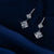 Classic Princess cut CZ Drop Earrings