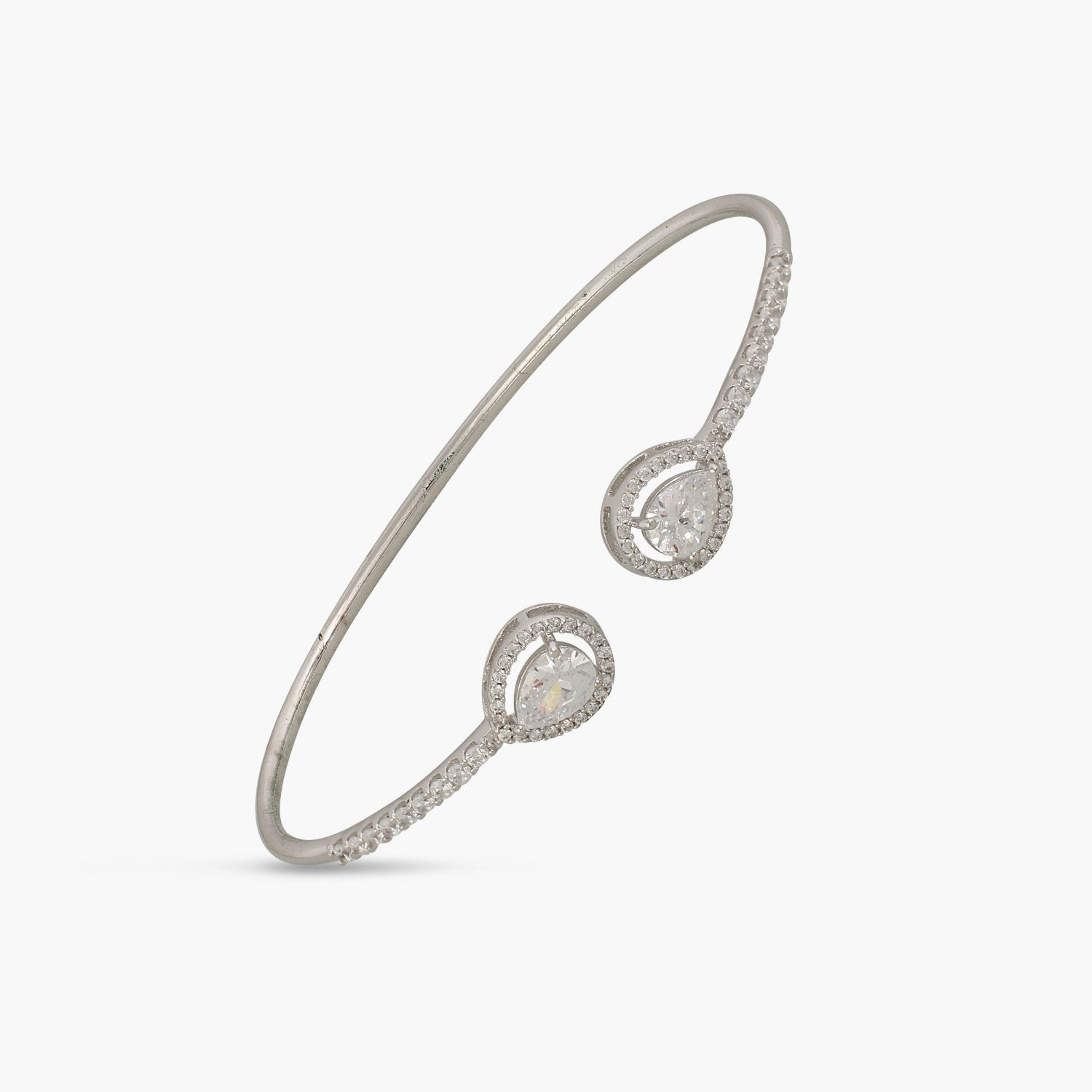 Solara CZ Silver Bracelet