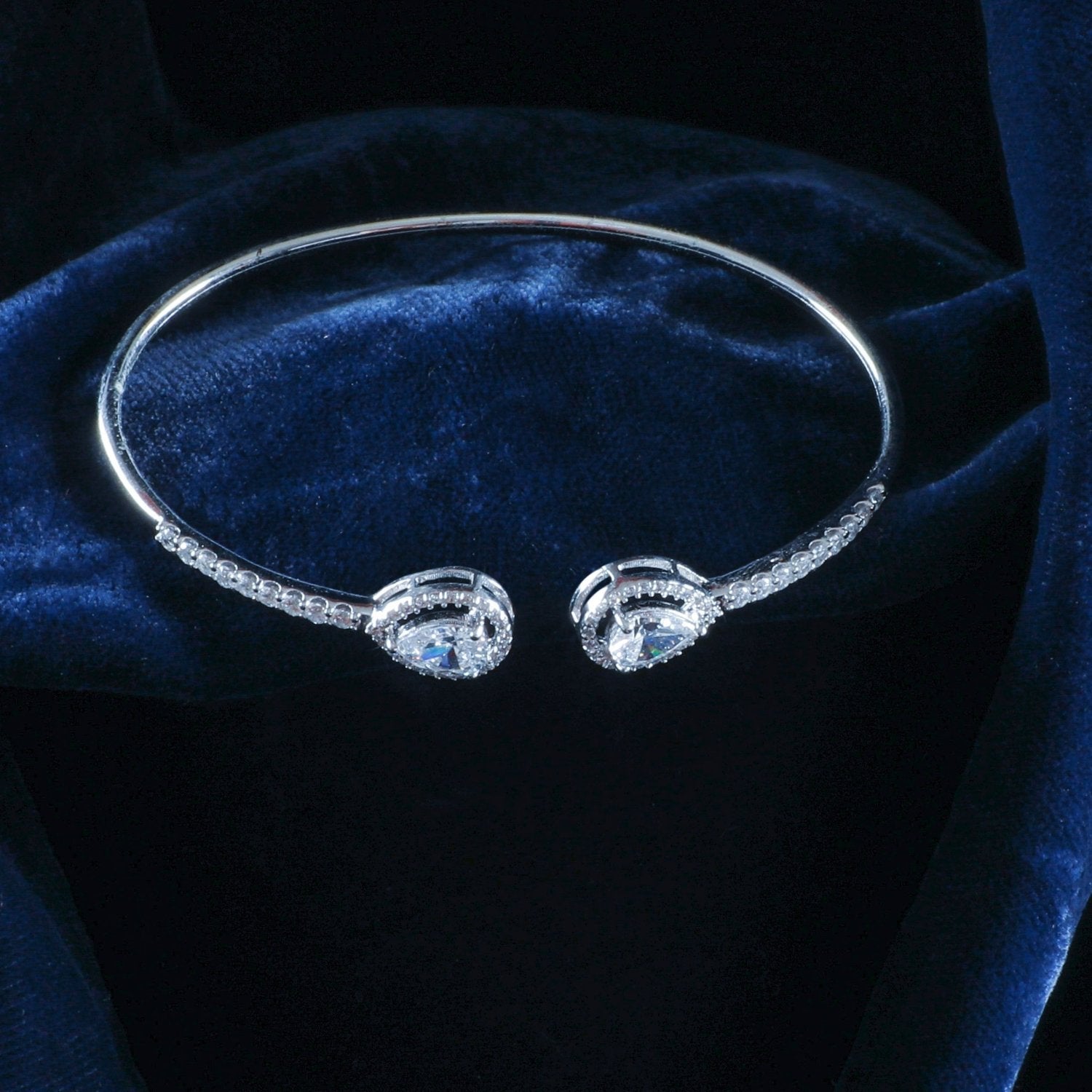 Solara CZ Silver Bracelet