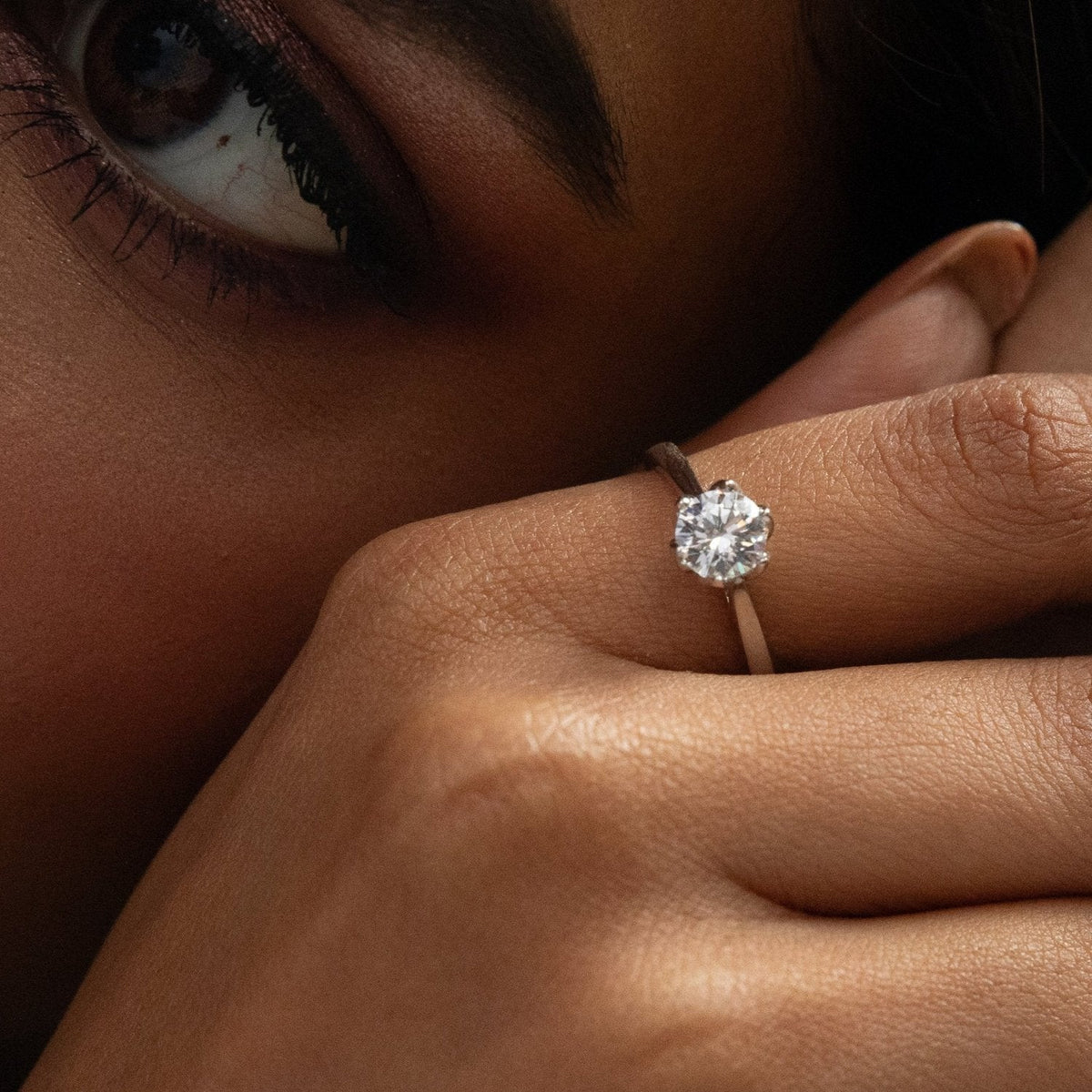 Finger Ring Flora CZ Silver Ring