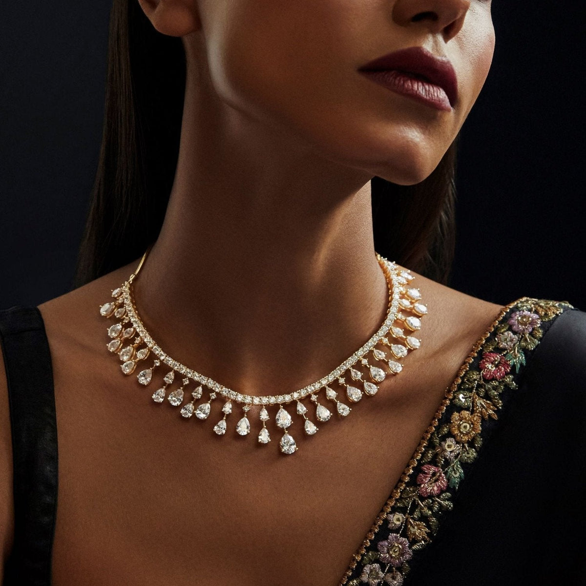 Necklace Amara CZ Silver Necklace
