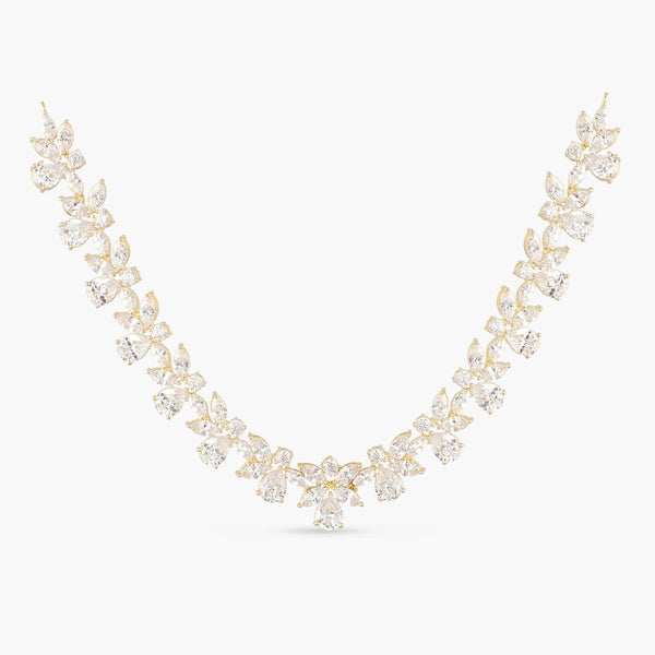 Shop Fiorella CZ Silver Necklace | Exquisite Silver Jewelry