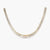 Celeste CZ Tennis Choker Silver Necklace